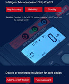 UNI-T UT582+ Digital RCD (ELCB) Tester AUTO RAMP Leakage Circuit Breaker Meter with Mis-Operation Buzzer