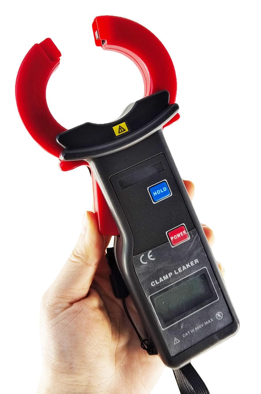 Leakage Current Clamp Meter AC Leakage Current Tester with Range 0.0mA～600A Jaw Size 35X40 mm for Electric Power Communication Meteorology Railroad Ects