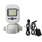 Electronic Gas Mass Flow Meter Portable Air Flow Tester 250L/min Digital Mass Flow Rate Tester Dual Power Oxygen Nitrogen Flowmeter for Mechanical and Electrical Industry