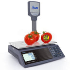 ACLAS Digital Price Computing Scale NTEP Certified Legal for Trade 30lbs 0.01lb Commercial Retail Scales w/LCD Dual Screen Displays for Food, Meat, Deli, Fruit Market Dry Cell Battery Powered
