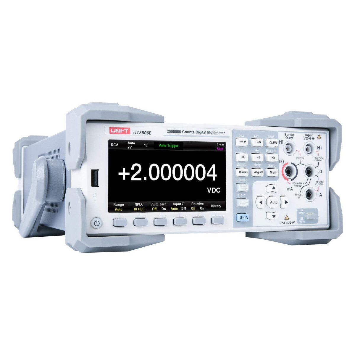 UNI-T UT8806E 6.5 Digit Performance-Series Benchtop Digital Multimeter 1,999,999 Counts Auto-Ranging TRMS Dual Display 4.3 inch Touchscreen 0.0035% Accuracy