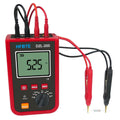 Portable Micro-Ohmmeter Micro Ohm Tester DC Low Resistance Meter 1uΩ~200Ω Test Current Max 5A Data Storage for Testing Cables' Wire Resistance Switches,Connectors and Relays' Contact Resistance