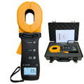 Professional Grade Clamp Ground Resistance Tester, Earth Ground Meter with Current Measurement, Data Storage, Alarm for Power Systems, Telecom and Industrial Use 0.01-500Ω