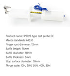 The IP2X Thrust Test Finger (Also Called an Electric Shock Protection Test Finger) is A Safety Testing Tool Used to Test The Protection Rating of Electrical Equipment Enclosures.
