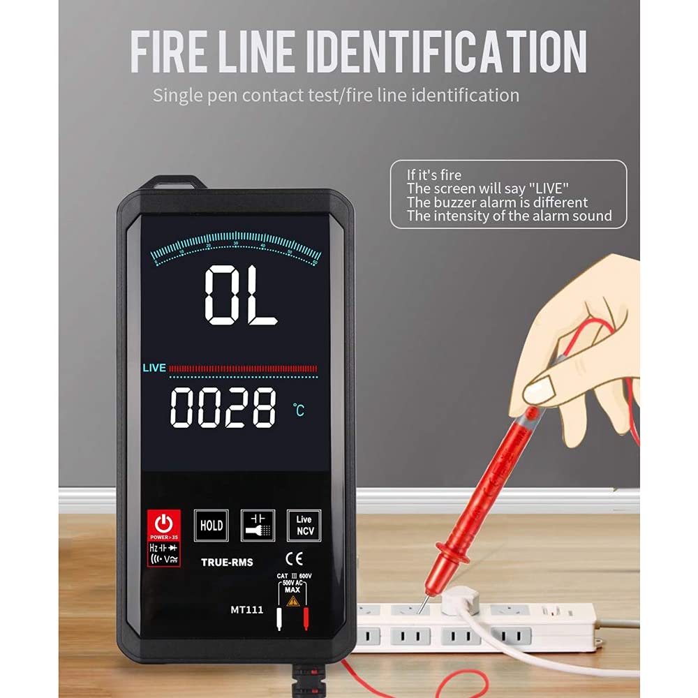 MT111 Digital Multimeter 6000 Counts Intelligent Scanning AC Measurement NCV True RMS