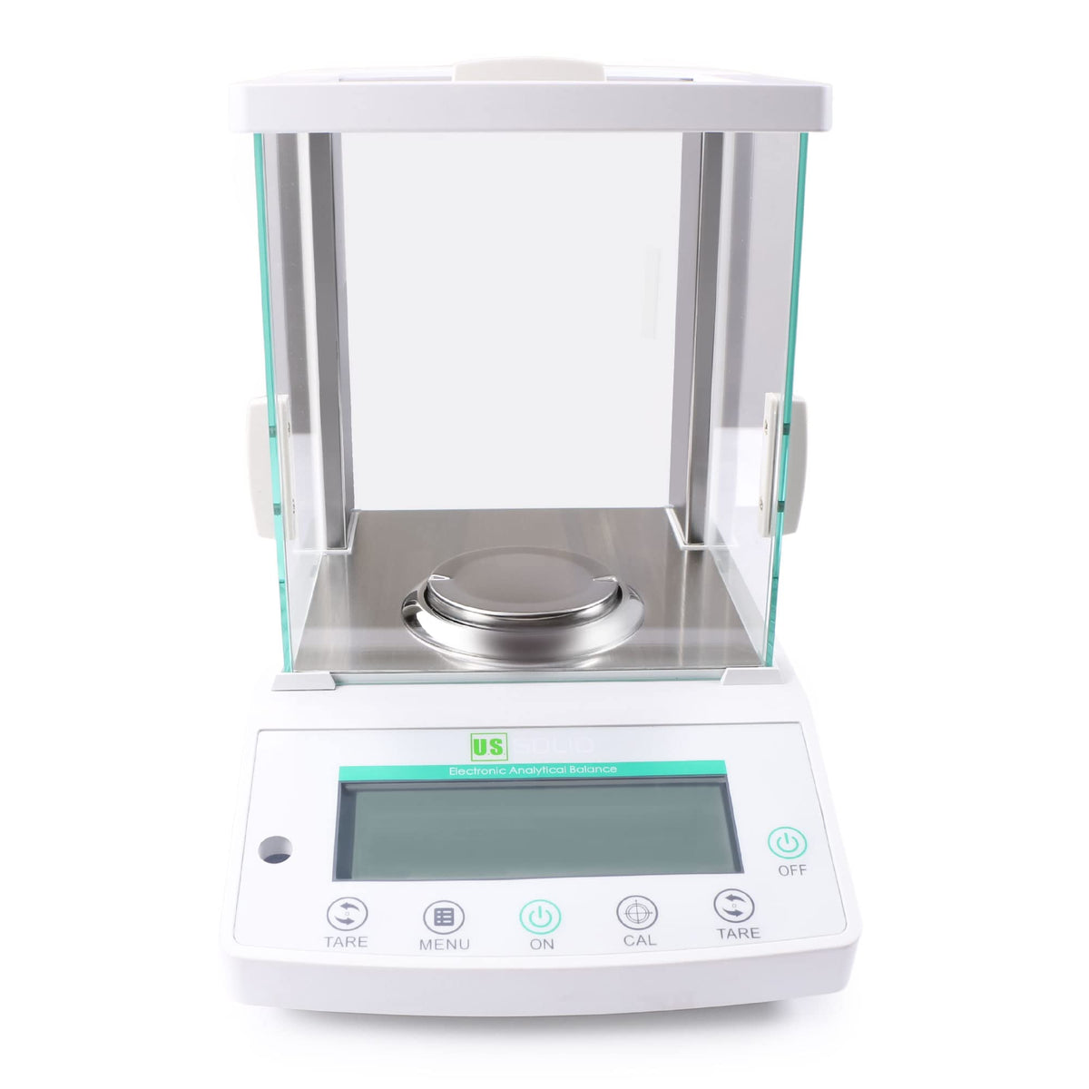 U.S. Solid 320g x 0.1mg Analytical Balance | 0.0001g Precision Laboratory Scale for Jewelry Analysis, Scientific Research & Compounding | RS232 Interface & Underhook Weighing | g, mg, ct, oz