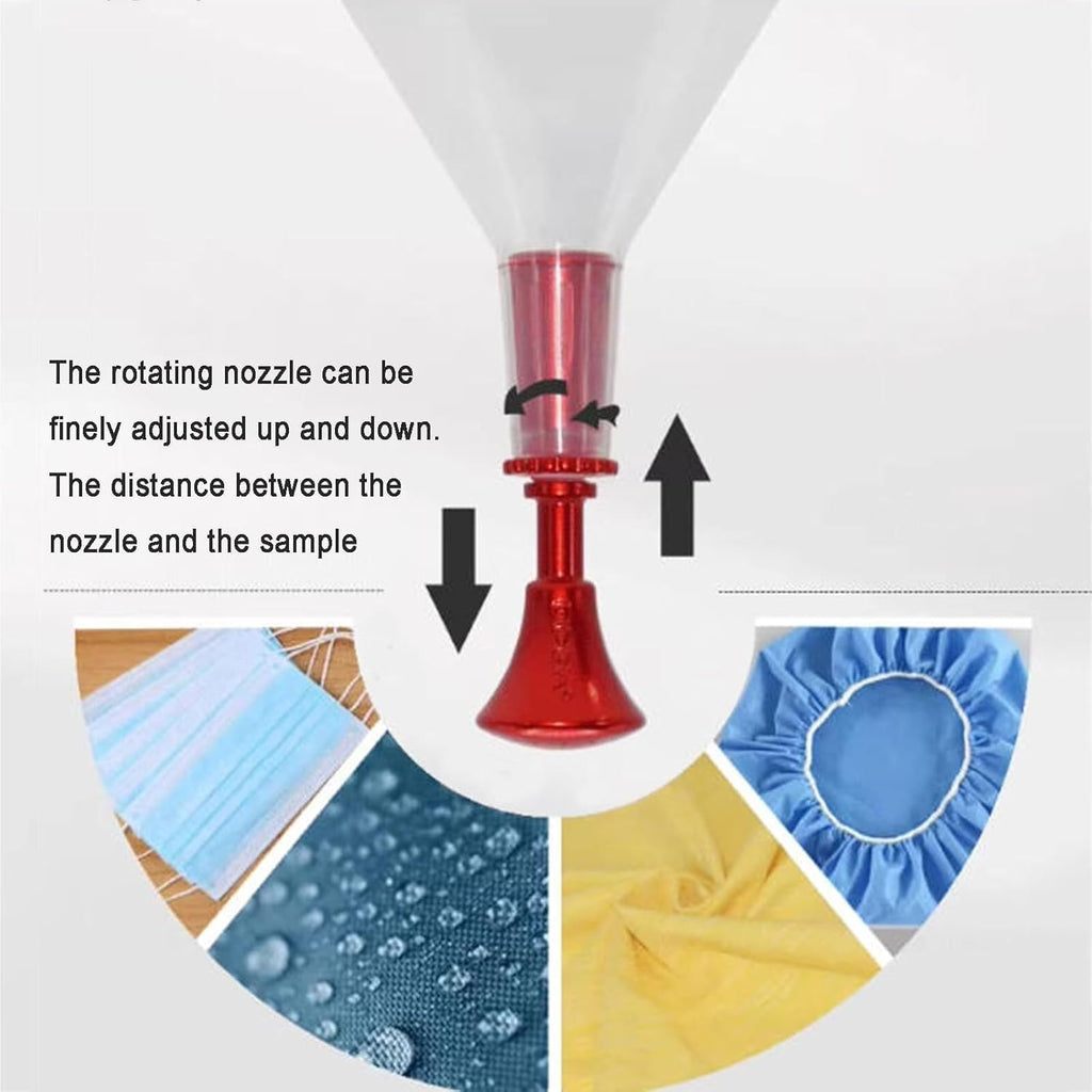 Textile Fabric Spray Rating Tester, Textile Surface Wetness Tester,with Adjustable Height Knob Nozzle, for Textile