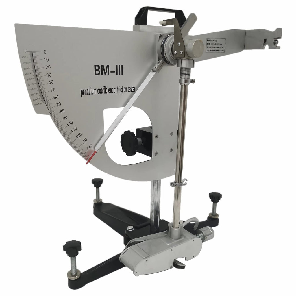 INTSUPERMAI Portable Pendulum Skid Resistance Tester, Pendulum Friction Tester, Road Friction Coefficient Measuring Instrument, Pendulum Testing Tool for Slip Resistance