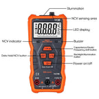 RM113E NCV Digital Multimeter 6000 Counts Auto Ranging AC/DC Voltage Temperature Measuring Meter with Large Screen
