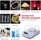 Analytical Balance 0.001 Precision Scale Lab Scale Digital Electronic Balance(100g/0.001g)