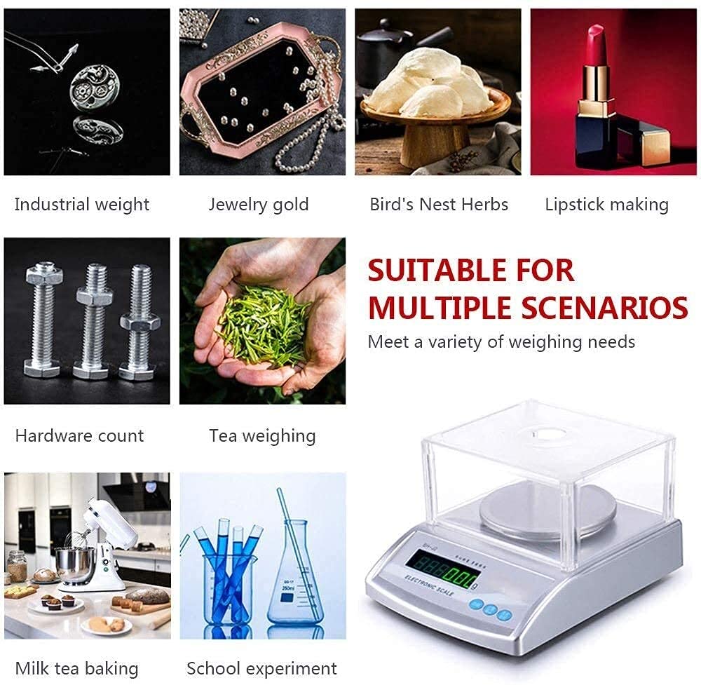 Analytical Balance 0.001 Precision Scale Lab Scale Digital Electronic Balance(100g/0.001g)