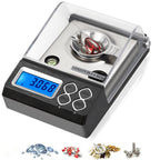 0.001G High Accuracy Digital Milligram Pocket Scales, Laboratory Analytical Balances High Sensitivity Weighing Pan,with Windshield,20g/0.001g