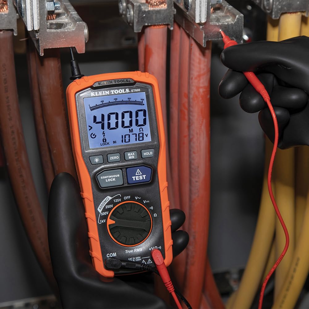 Klein Tools ET600 Megohmmeter Insulation Tester Multimeter