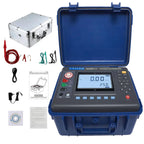 High Voltage Insulation Resistance Tester 5Kv Digital Insulation Resistance Tester Meter with Rated Voltage 100V-5000V Insulation Resistance Range 0.01MΩ-2000GΩ USB Interface