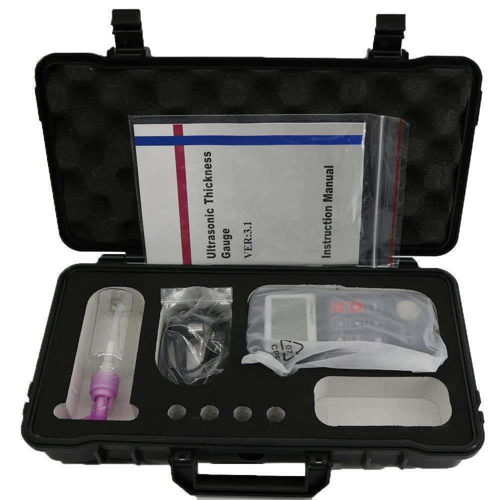 Ultrasonic Thickness Gauge Meter Tester WithRange 0.75mm to 300.0mm