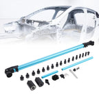 Acouto 2D Auto Body Measuring System High Accuracy Aviation Aluminum Auto Body Shop Frame Tram Gauge for Cars Dent Repair Tools