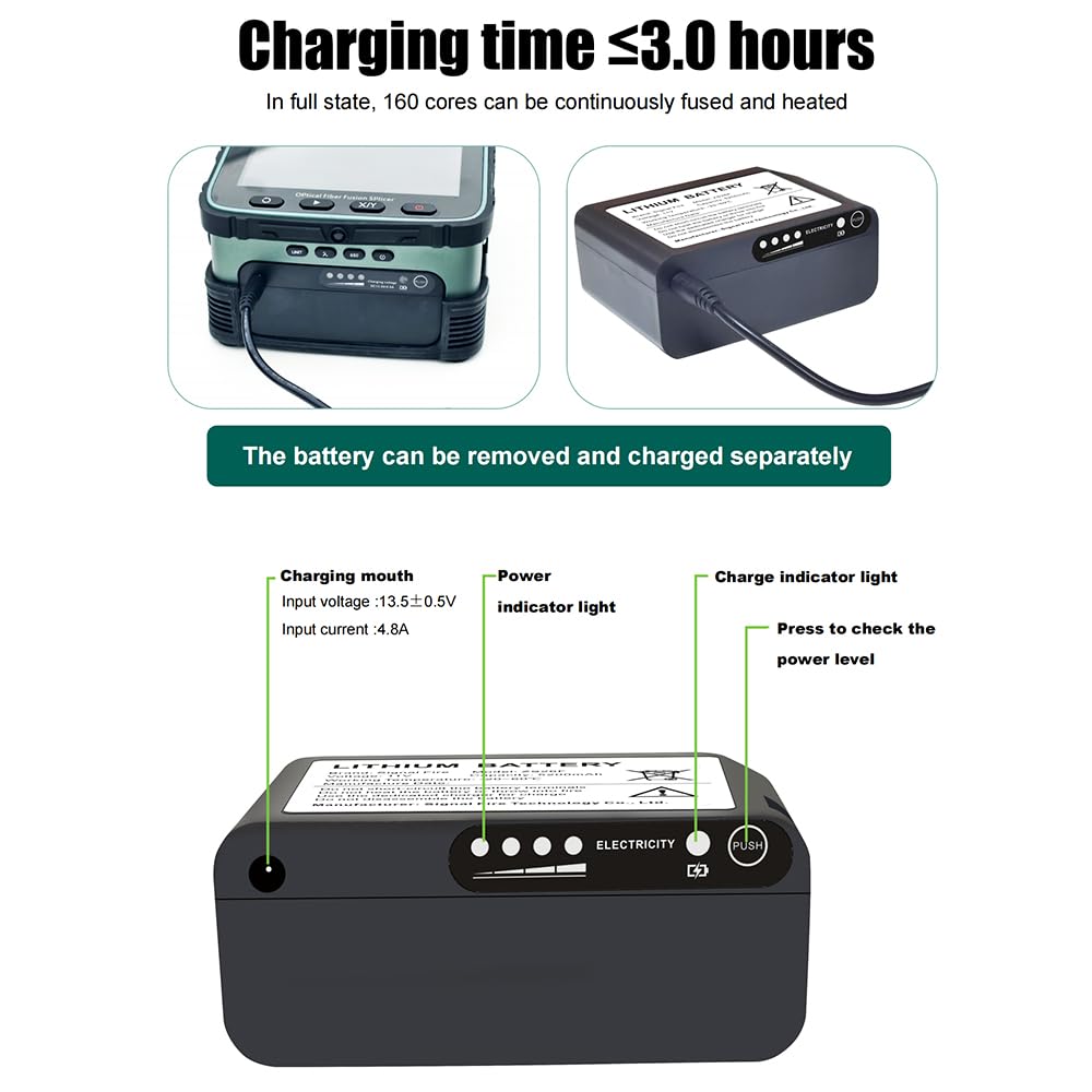 SM&MM Automatic Intelligent Optical Fiber Fusion Splicer Welding Splicing Machine Built-in OPM &VFL & Fiber Cleaver Kit (Ai-6A+)
