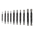 Thread Plug Gauge 10Pcs High Accuracy Double End Through Stop Measurement Hand Tool for Hardware Tool Thread Diameter Measurement Thread Detection Tool