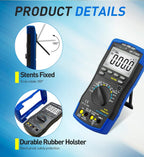 Digital Auto Range Multimeter AC Voltage Meter Measurement Temperature/Frequency/Duty Cycle/True