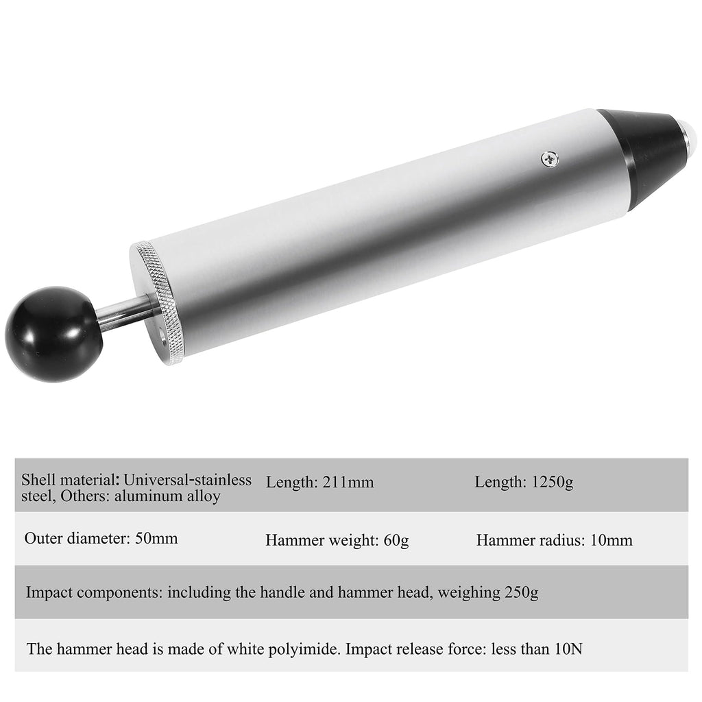 Spring Hammer Impact Tester, Universal Strength Testing Tool with 6 Impact Levels for Electrical Products, Mechanical Tester, Multiple Energy Levels (0.7J)