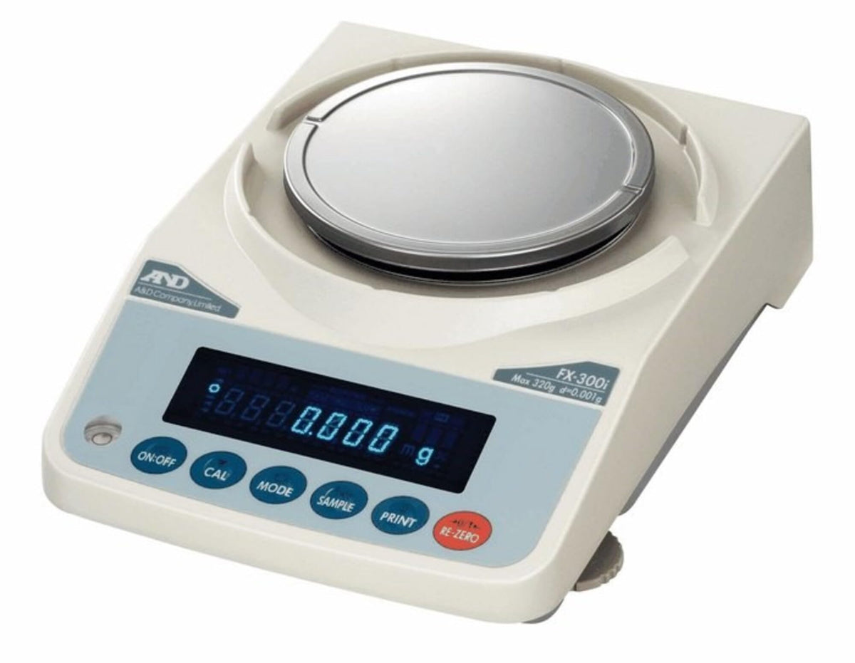 A&D Weighing FX-500i Toploading Balance 500g x 0.001g Ext.Calibration, Comparator, RS-232