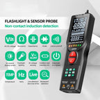 Intelligent Digital Multimeter Non-Contact NCV Tester AC/DC Capacitance Diode Continuity Resistance