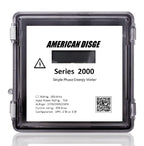 Series 2000 Single Phase Energy SubMeter, 200 Amp, 120/208/240V, 1PH/2W/3W