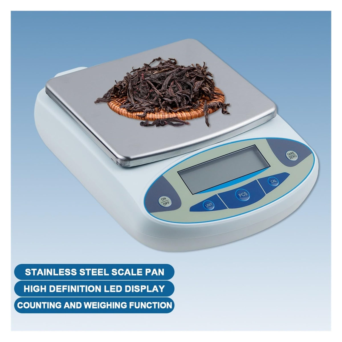 Digital Electronic Balance Lab Jewelry Scale High Precision Industrial Kitchen Weighing Balance Scale Precision Weighing