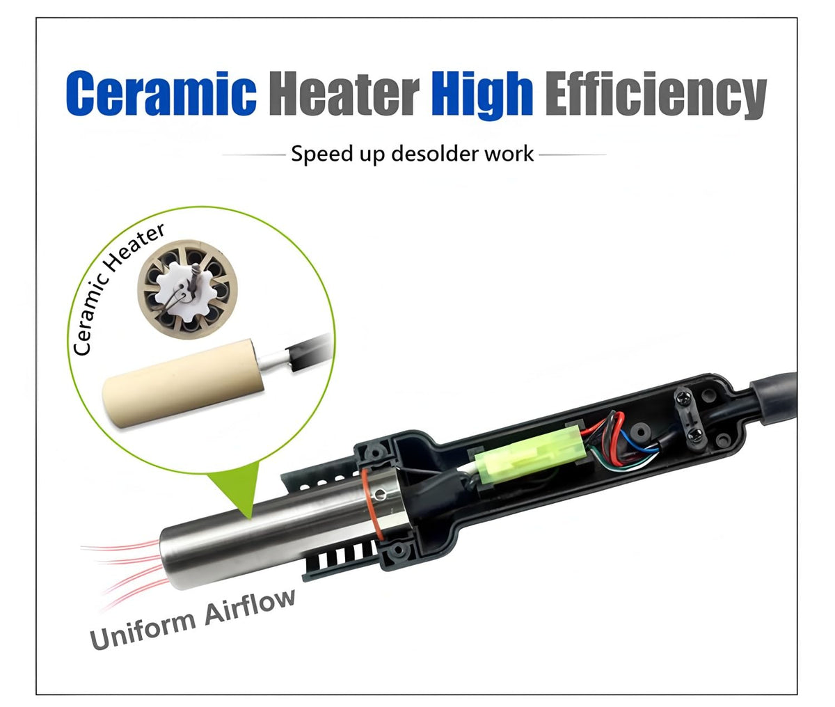 SS-968 LCD Smart Hot Air Rework Station for Phone Repair BGA SMD Solder Tool Welding Station(SS-968)