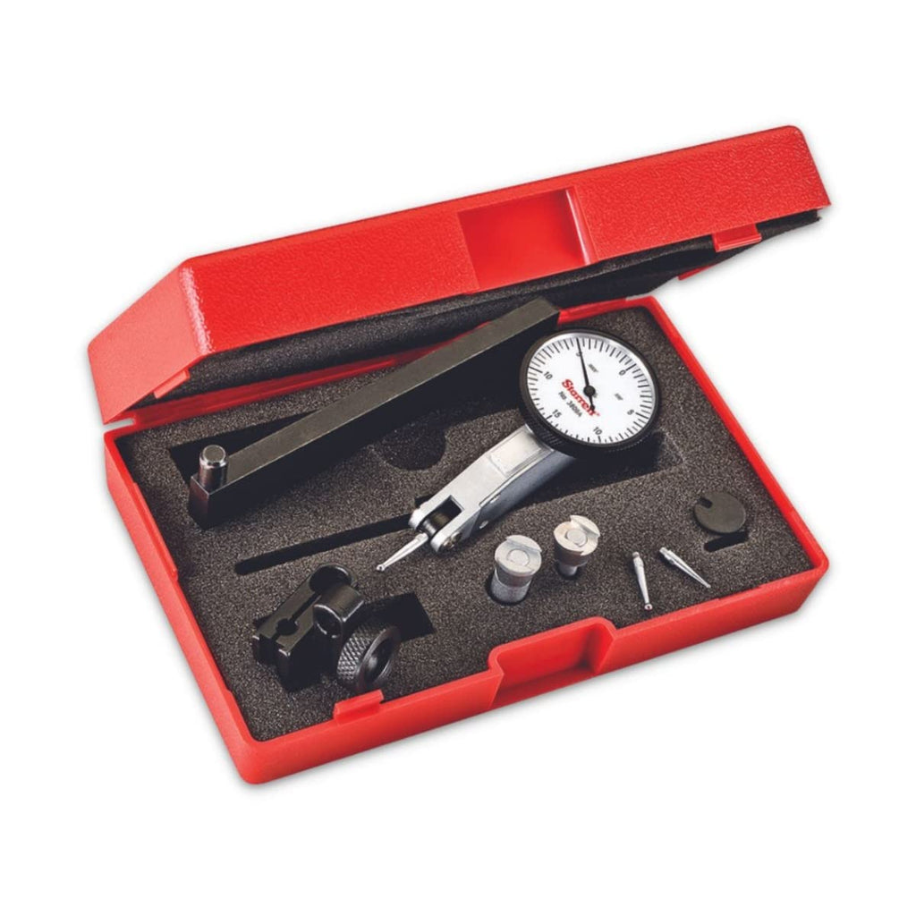 Starrett Dial Test Indicator, 1-9/16" Dia, .0005" Graduation, .030" Range