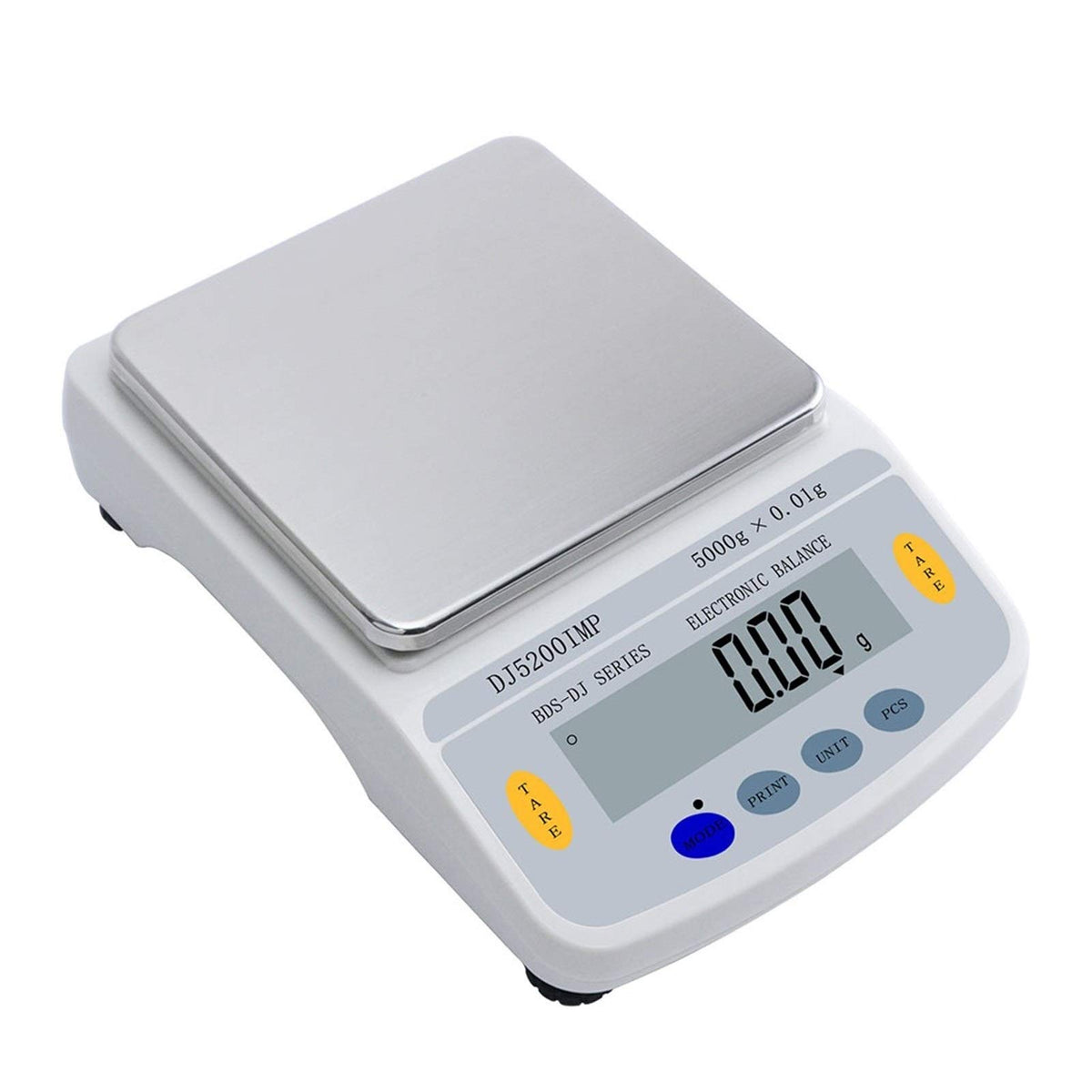 0.01G Balance Laboratory Jewelry Clark Scales Kitchen Weighing Scales Rs232 Interface, Easy to Record and Process Data,White-1.5kg/0.01g