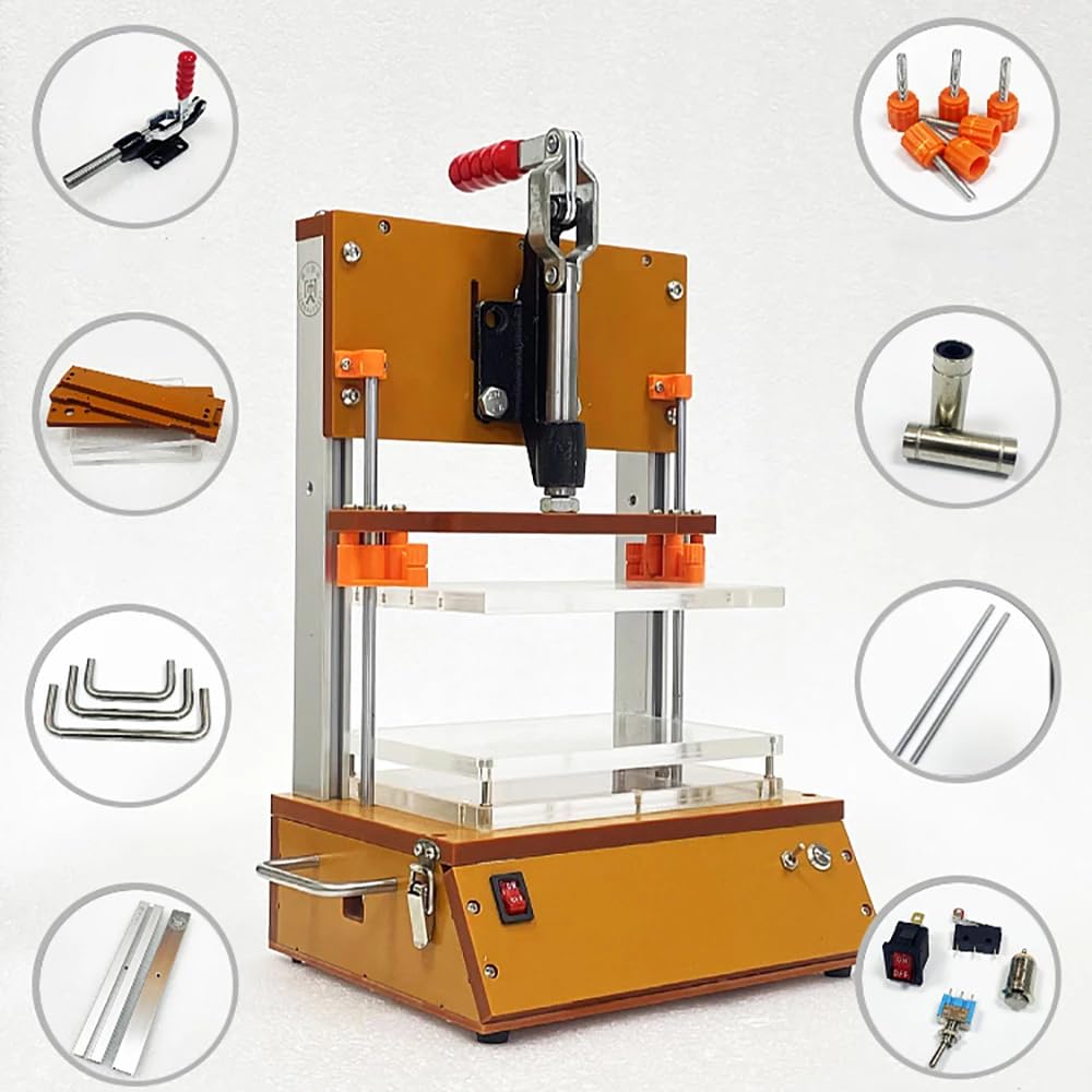 Multi-Functional PCB Circuit Board Test Stand, Universal Manual PCBA Test Rack Industrial PCBA Fixture Embryo Frame Stroke 60MM (125x90MM)