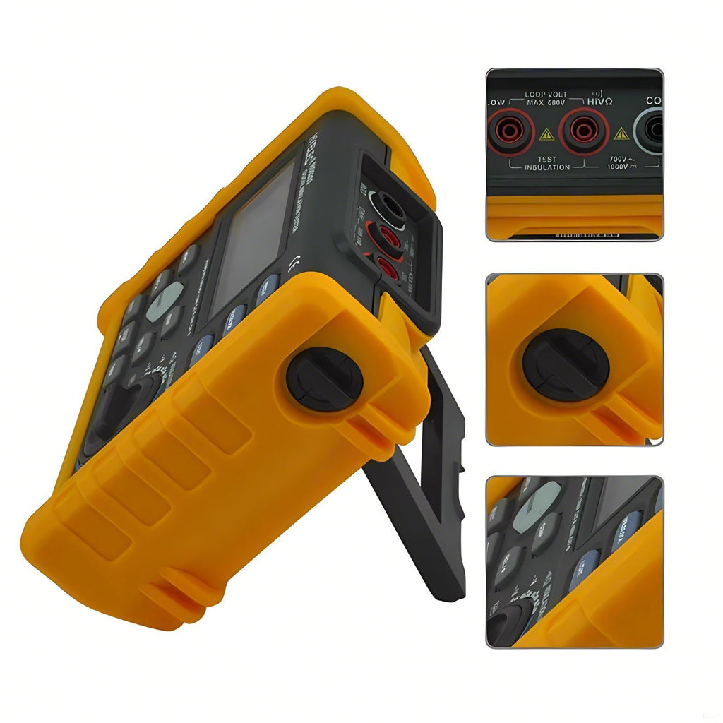 MS5203 Analog Digital Resistance Meter High Voltage Resistance Meter Tester Megohmmeter 0.1~1000V Insulation Resistance Tester meggermeter 0.01~10G Ohm Tester