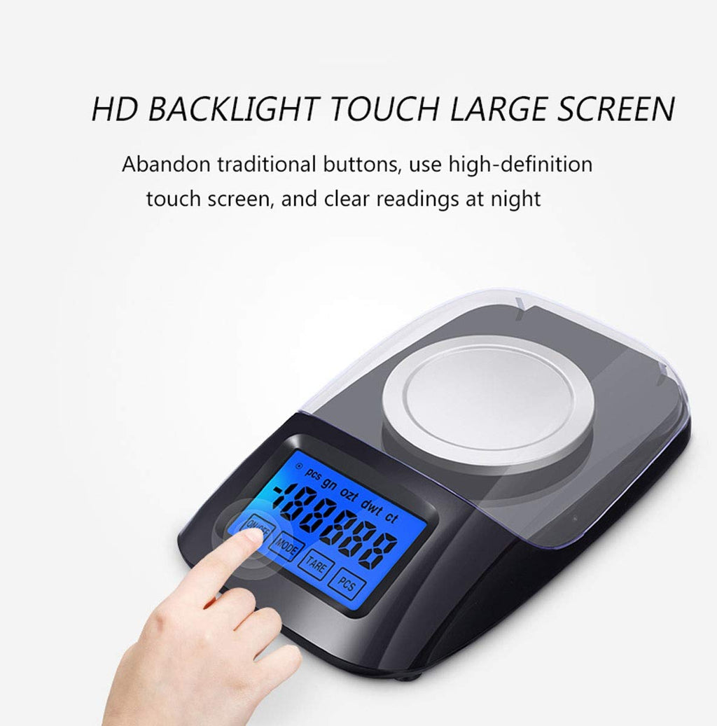 50g/0.001g Precision Electronic Scale Mini Pocket Portable Jewelry Weighing Smart Laboratory Balance