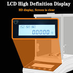 Electronic Analytical Balance with Windshield, 0.001g High Precision Lab Digital Scale, LCD Precision Lab Analytical Scale for Gold, Jewelry, Science Experiment,110g/0.001g