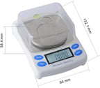 0.001G Precise Jewelry Diamond Scale Digital Electronic Lab Analysis Balance 6 Units with LCD Weight Carat Tare Funtion,100G/0.002G (50g/0.001g)