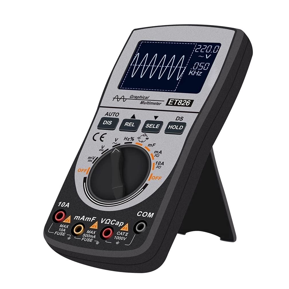 MT8206 2 in 1 Intelligent Digital Oscilloscope Multimeter with Analog Bar Graph Color Screen