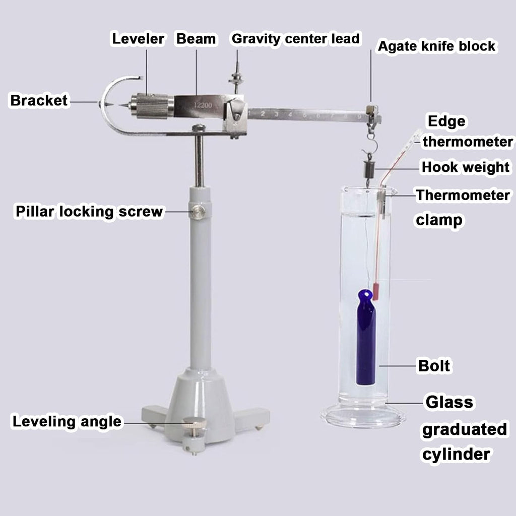 Webster's Liquid Specific Balance, Mechanical Density Weight Specific Scale, Accuracy 0.001, Density Balance Measuring Range: 1-2.000, for Measuring Liquid Density