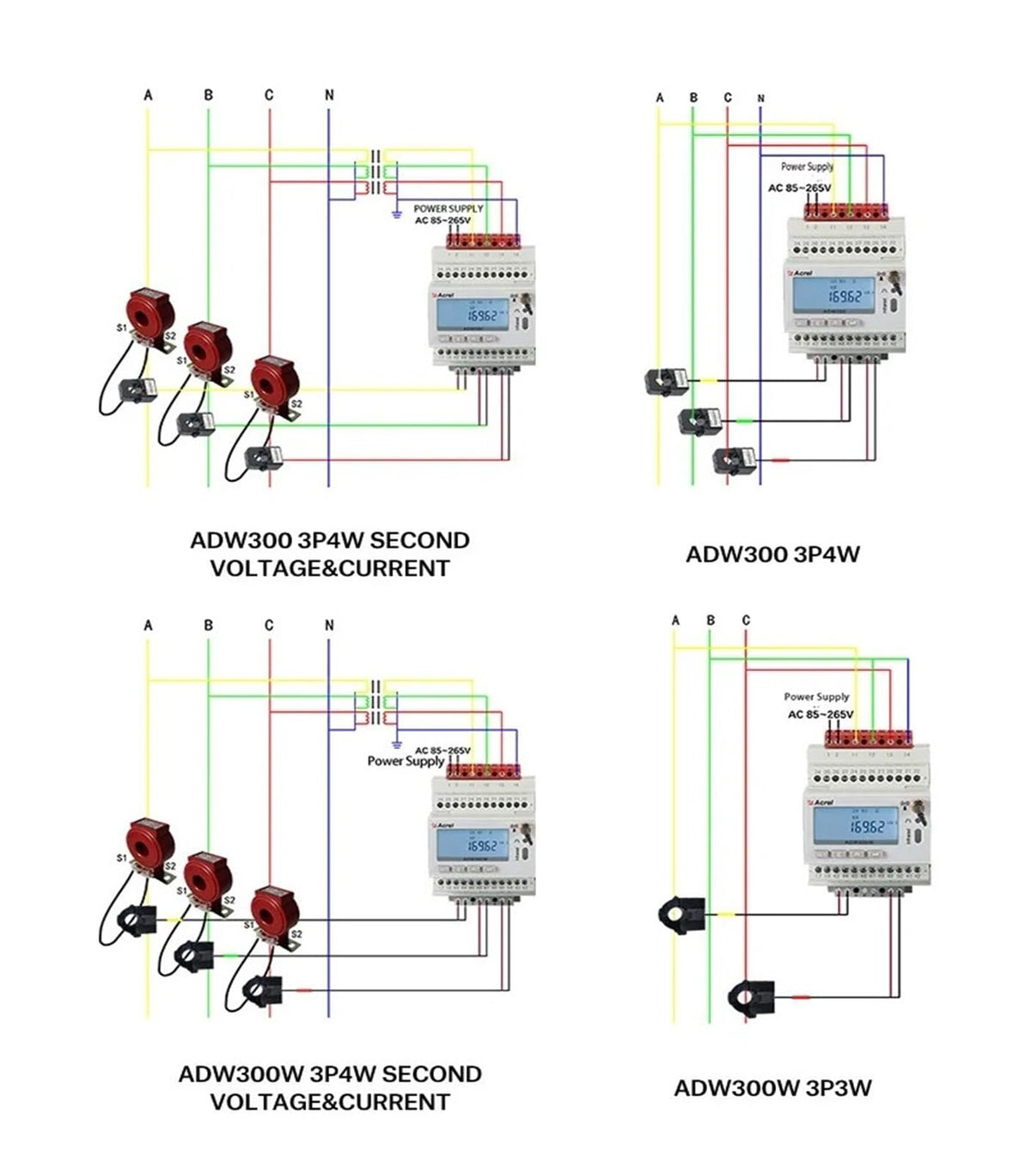 ADW300 Three Phase Energy Meter(ADW300 with WiFi)