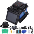 Fiber Fusion Splicer FL-118, Automatic FTTH Fiber Splicer Machine with 6 Motors Core Alignment, 7s Splicing & 12s Heating, Average Loss 0.01db, 5" LCD Screen