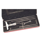 Starrett Micrometer Depth Gage with Half Base, 0-3" Range