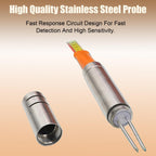 Well Water Depth Meter, Stainless Steel Probe & Steel Tape Indicator, Peak Display for Deep & Shallow Wells, Accurate Level Measurement up to 50m (164ft)