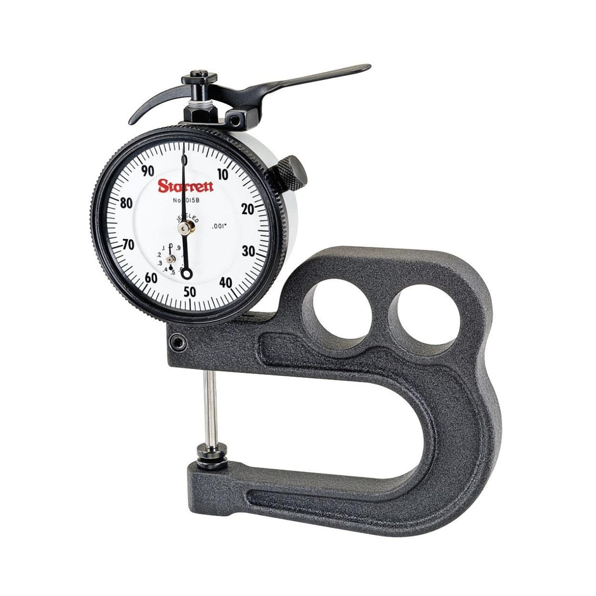 Starrett Portable Dial Thickness Gage, 1" Range, .001" Graduation
