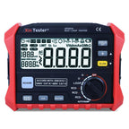Xin Tester Digital Leakage Switch/Loop RCD Resistance Tester, Loop Resistance Meter Trip-Out Current/Time Meter with 2.0 USB Interface, XT5910