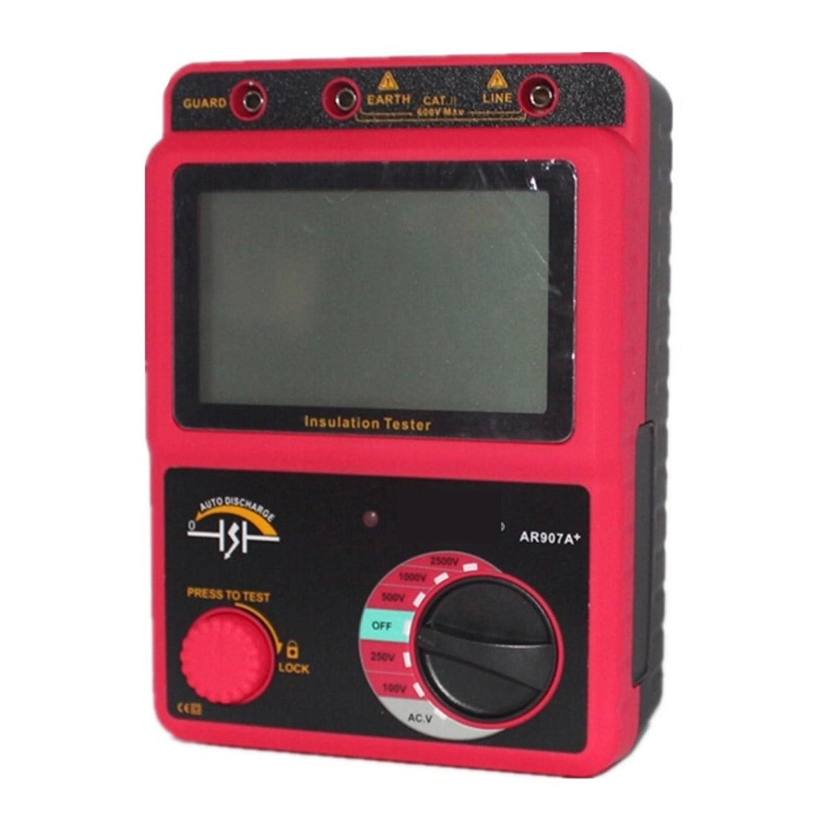 Resistance Tester AR907A+ Insulation Digital Megohmmeter AC/DC Ohm Meter