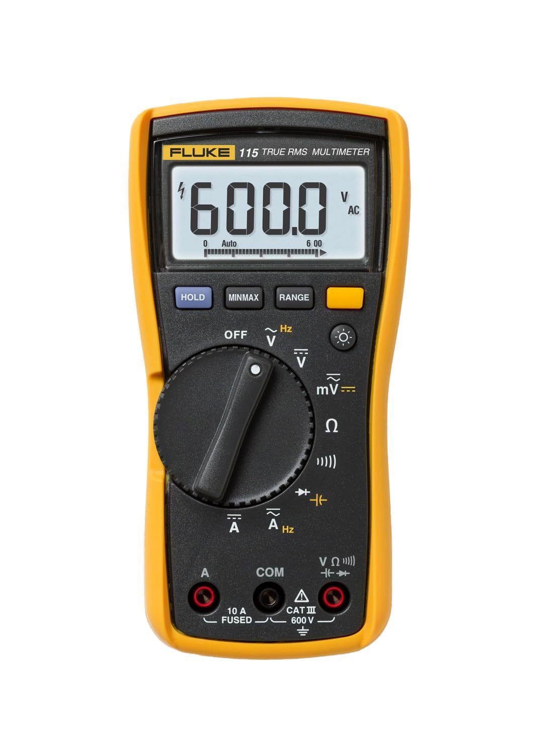 Digital Multimeter True RMS Auto Ranging, AC/DC Voltage Current Resistance Tester, Portable Electrical Multimeter for Electricians, Automotive & Home Use 115