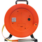 Water Level Meter for Wells, Boreholes & Reservoirs - 100m Electronic Measurement Tool with 25mm Probe & Steel Tape - Accurate Water Depth Gauge for Pipes