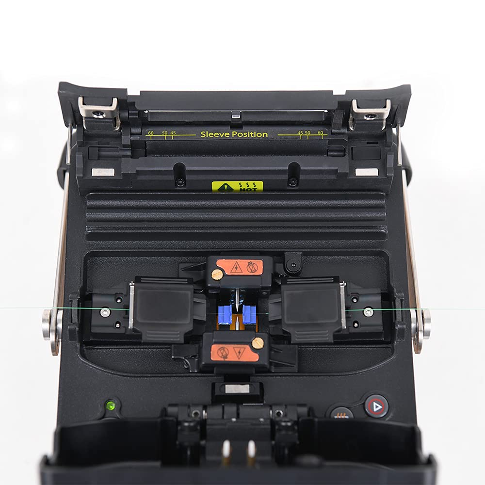 Fusion Splicer JILONG Fusion Splicer KL-280E Real Core Alightment 5000 Splices Electrodes Life, 8s Splice SM Quick Mode Fiber Splicer 0.02dB Splicing Loss Fiber Weldering Machine