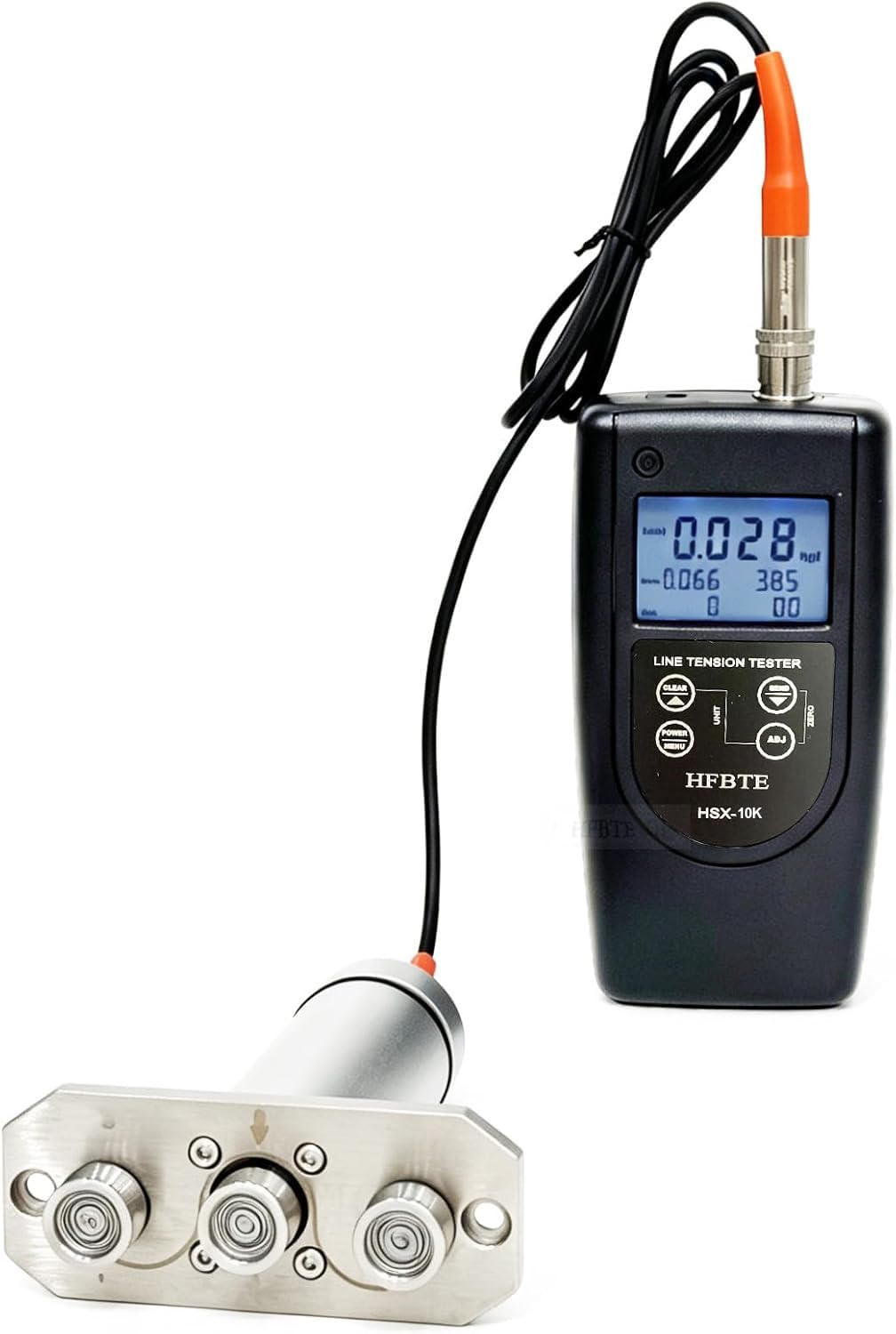 Digital Line Tension Tester Meter Gauge with 3 Measurement Unit Kgf N Lbf 0~10.0kgf 0~98N 0~22Lbf Range