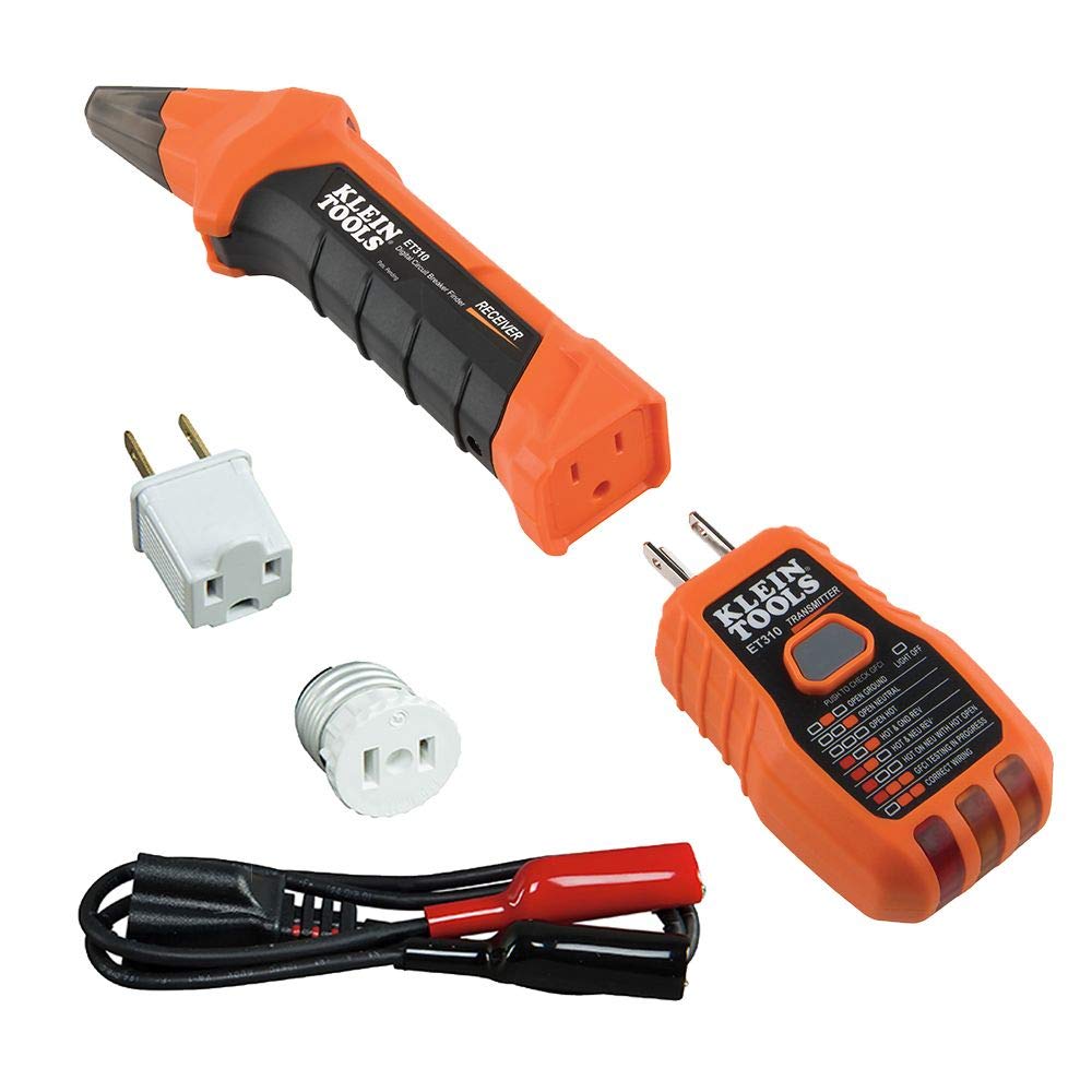 Klein Tools 80067 4-Piece Electrical Test Kit and 80016 2-Piece Circuit Breaker Finder Tool Kit